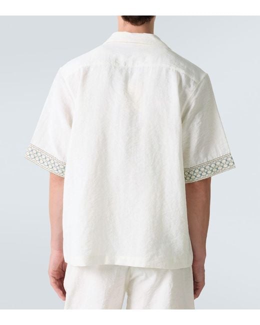 Chemise Commas pour homme en coloris White