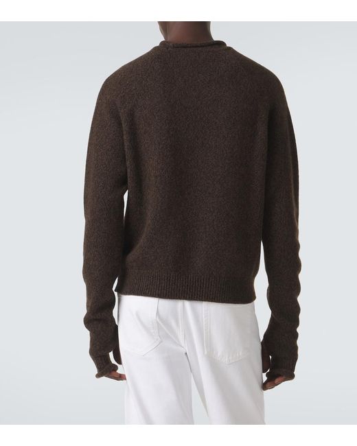 Umit Benan Black Ricky Cashmere Sweater for men
