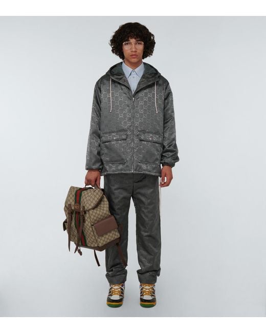 Gucci Off The Grid Drawstring Pants in Gray for Men | Lyst