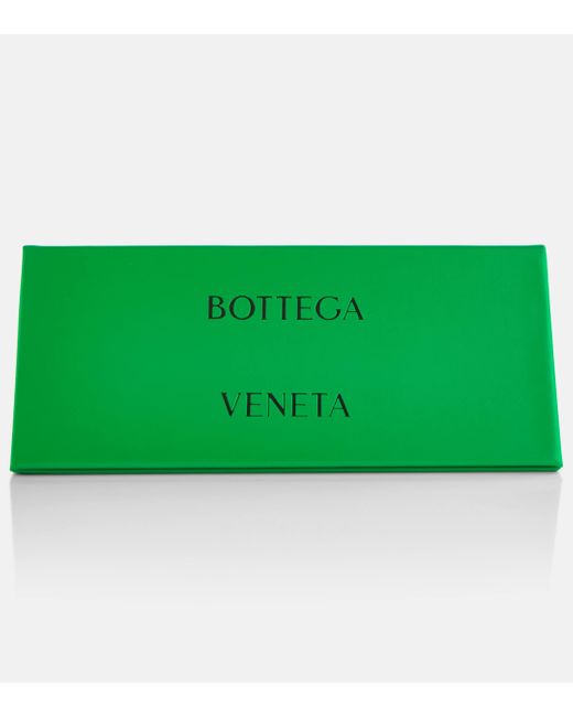 Bottega Veneta Natural Futuristic Shield Sunglasses