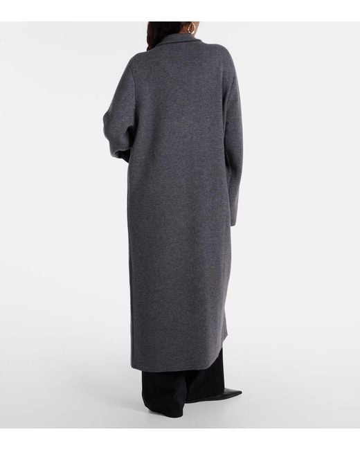 Lisa Yang Gray Mantel Amie Aus Cashmere