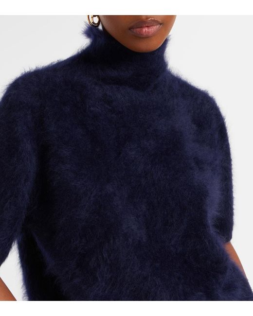 Lisa Yang Blue Pullover Madelene Aus Kaschmir
