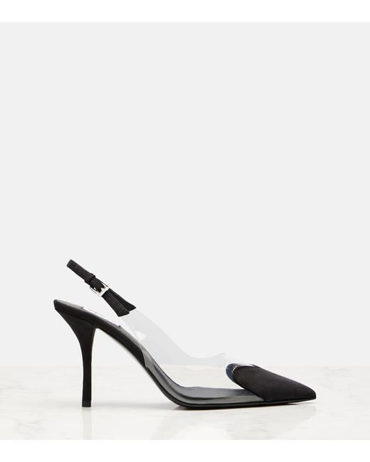 Pumps Slingback Cour 90 di Alaïa in Black