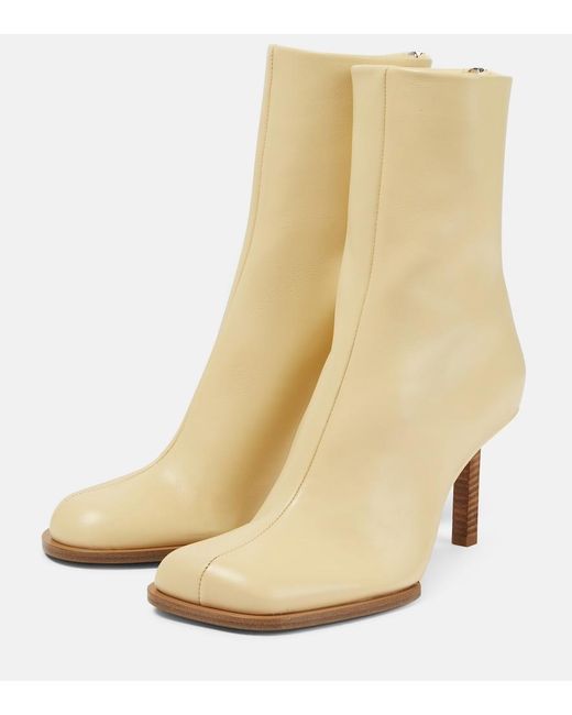 Jacquemus Natural Mismatched Bootie