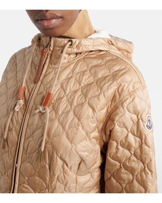 Moncler Brown Arum Quilted Down Jacket