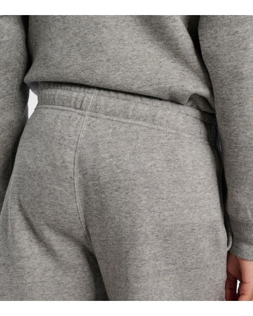 Polo Ralph Lauren Gray Cotton-Blend Jersey Sweatpants