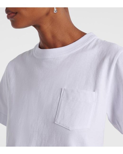 T-Shirt En Coton Sacai en coloris White