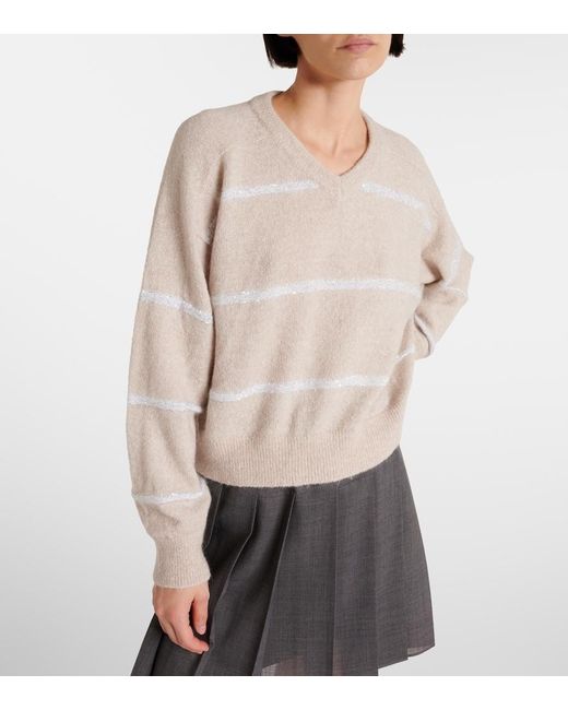 Brunello Cucinelli Natural Sweaters