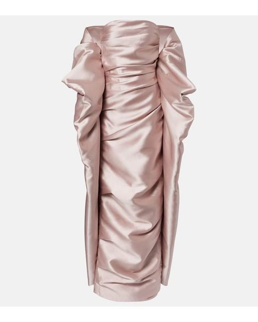 Abito Bustier di Marmar Halim in Pink