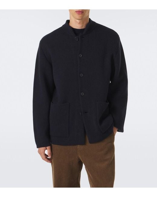 Lisa Yang Blue Leif Cashmere Jacket for men