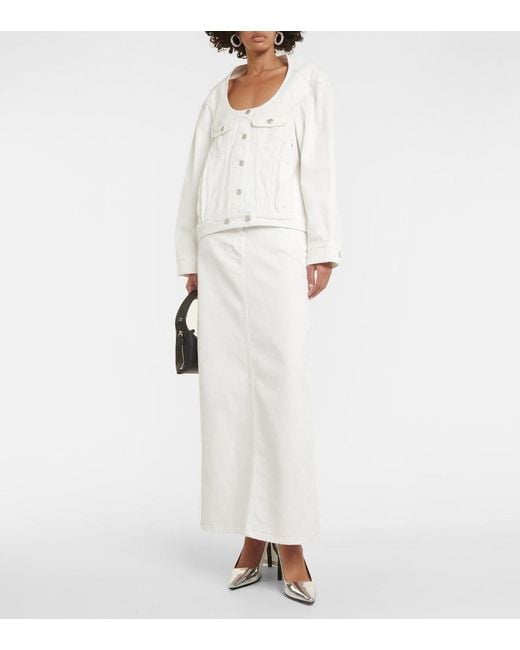 Courreges White Denim Jacket
