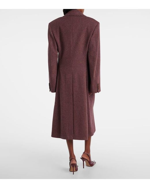 Abrigo Winston De Sarga De Lana Vivienne Westwood de color Red