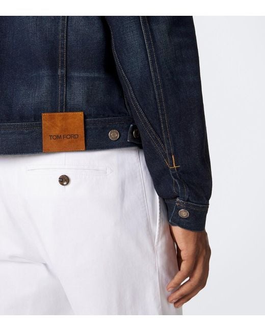 Tom Ford Blue Icon Denim Jacket for men