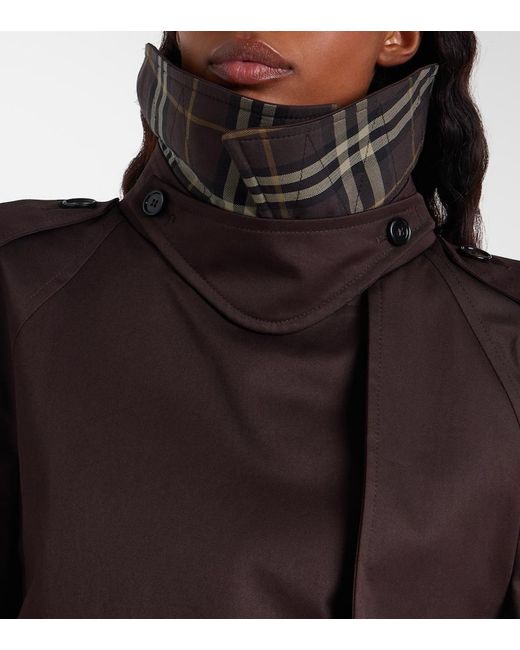 Burberry Brown Cotton Gabardine Jacket