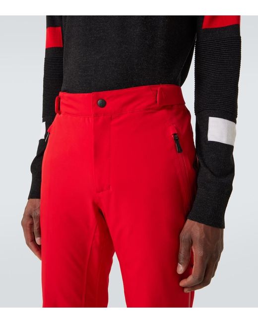 Toni Sailer Red Nicky Ski Pants for men