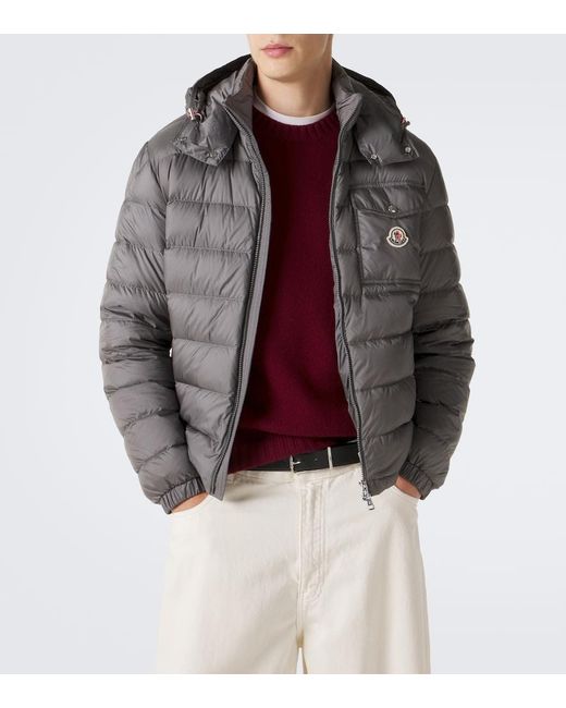 Moncler Gray Verith Down Jacket for men