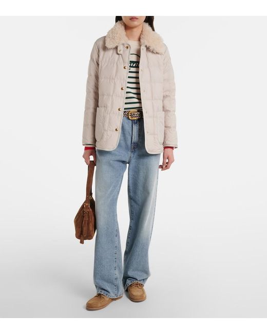 Moncler Natural Cygnes Down Jacket