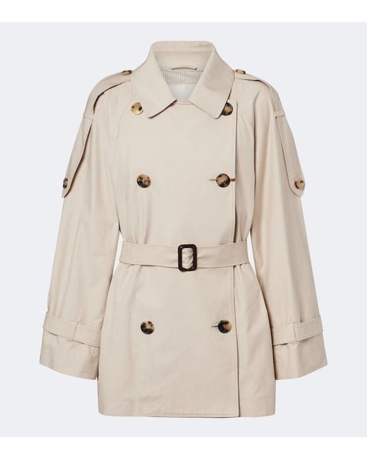 Max Mara Natural The Cube Cotton-Blend Twill Jacket