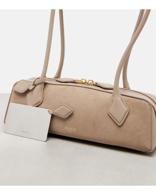 Borsa A Spalla Le Teckel Small di Alaïa in Natural