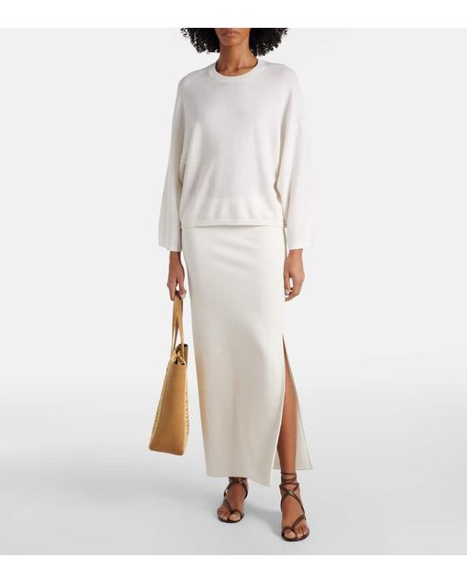 Top Darcy De Cachemir Khaite de color White