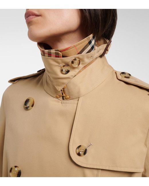 Burberry Natural Kensington Cotton Trench Coat