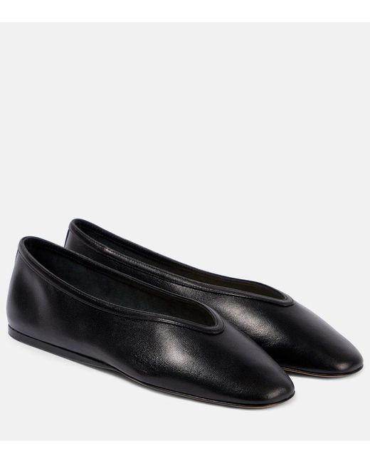 Le Monde Beryl Black Ballerinas Luna Aus Leder