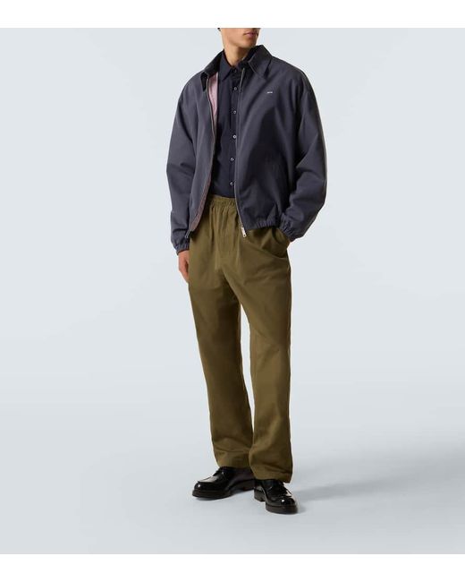 Chemise En Coton Prada pour homme en coloris Blue