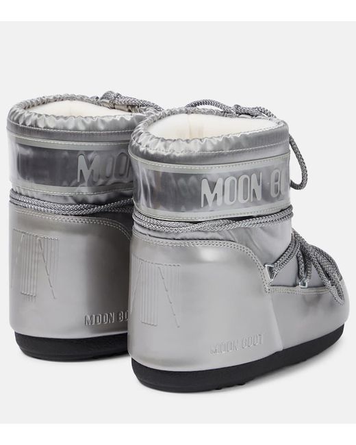Moon Boot Gray ® Icon Low Glance Boot