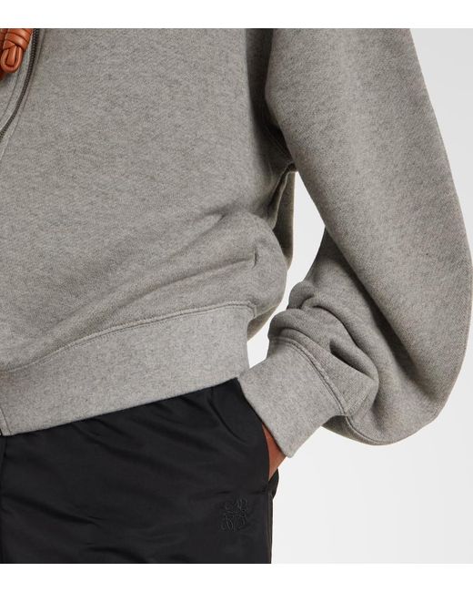 Loewe Gray Kapuzenjacke Flamenco Aus Baumwolle Und Kaschmir