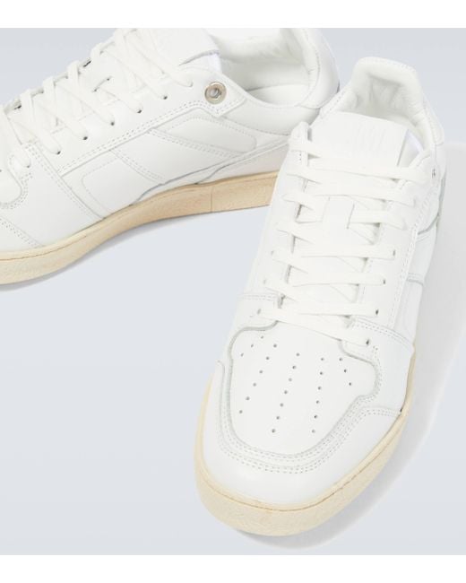 AMI White Leather Sneakers for men