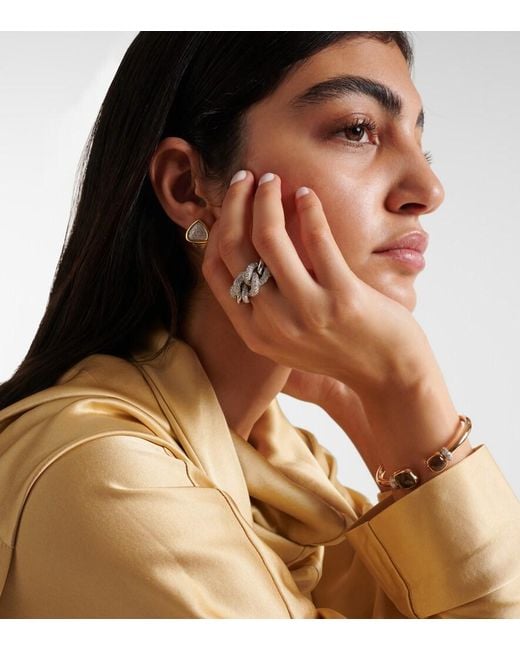 Pomellato White Catene 18Kt Ring With Diamonds