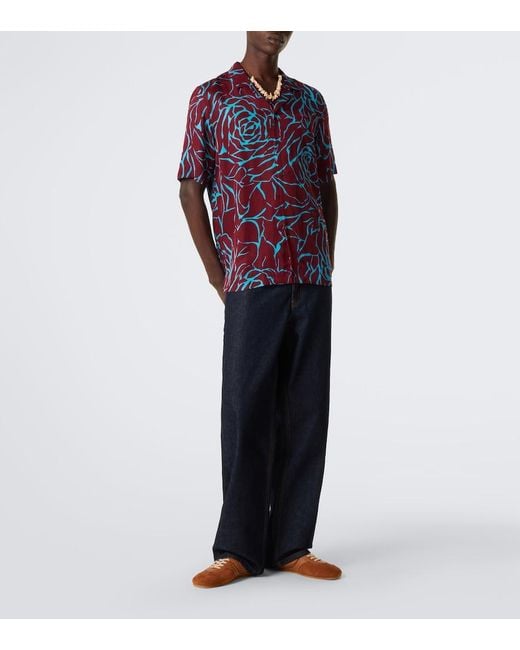 Dries Van Noten Brown Suede Mules for men