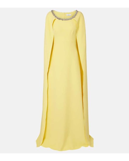 Safiyaa Yellow Embellished Gown