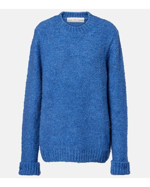 God's True Cashmere Blue Cloud Cashmere Sweater
