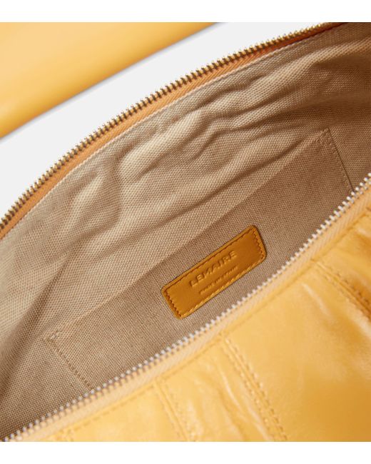 Lemaire Metallic Fortune Croissant Leather Shoulder Bag