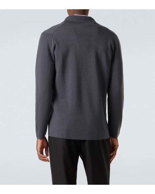 Thom Sweeney Blue Wool Blazer for men