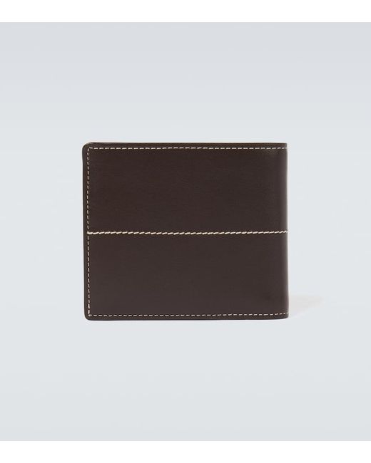 Tod's Brown Leather Bifold Wallet for men