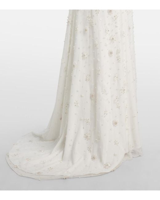 Jenny Packham White Bridal Sylvia Embellished Gown