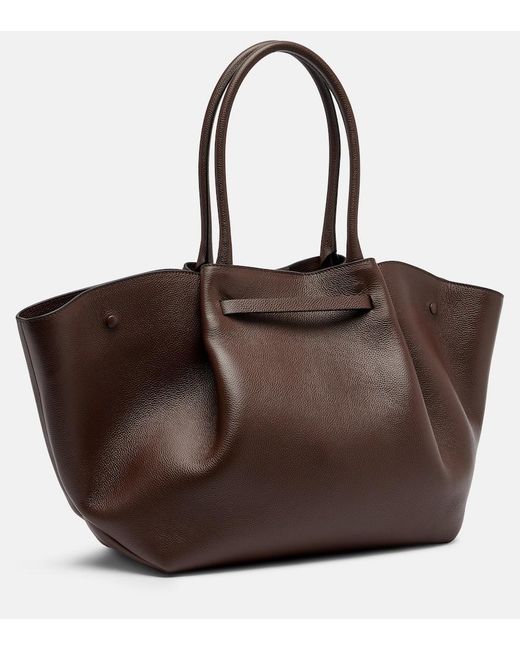 DeMellier London Brown New York Medium Leather Tote Bag