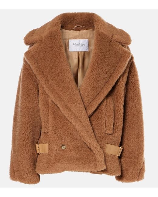 Max Mara Brown Vanadio Teddy Jacket