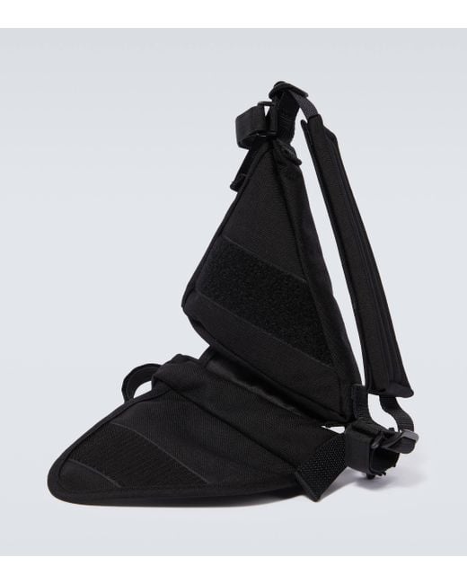 Auralee Black Technical Shoulder Bag for men