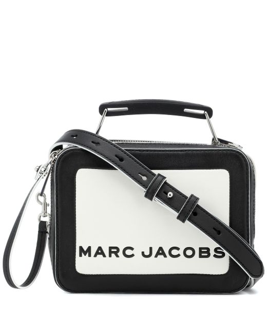 Marc Jacobs Black The Colorblocked Mini Box Bag Cotton Milk