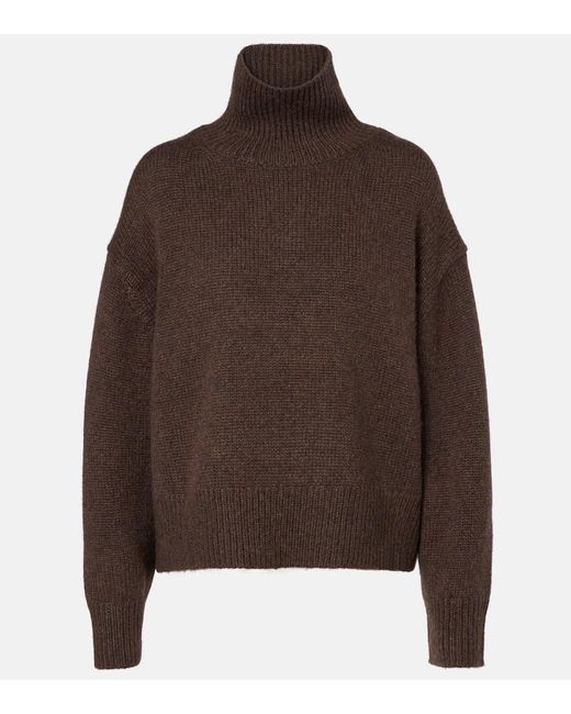 Nili Lotan Brown Tabitha Cashmere Turtleneck Sweater