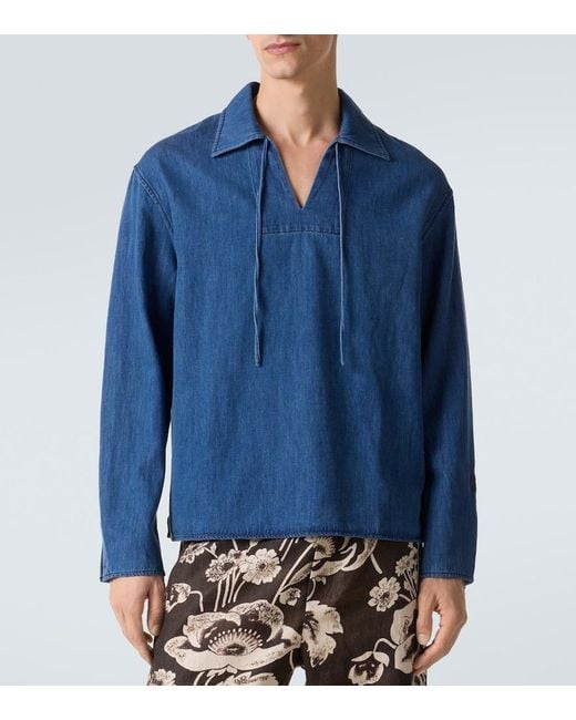 Commas Jeanshemd in Blue für Herren