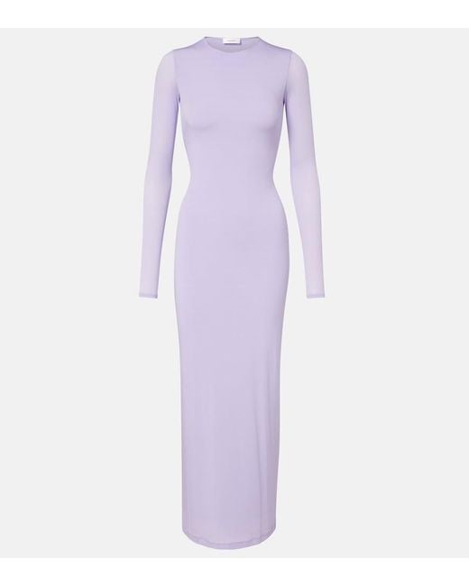Wardrobe NYC Purple Jersey Maxi Dress
