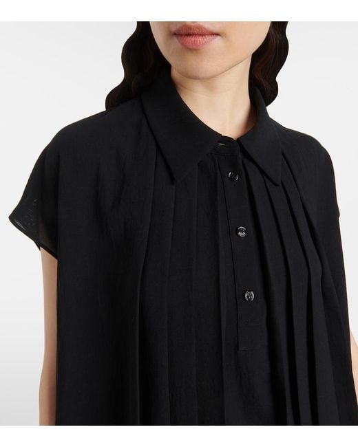 Joseph Black Antin Plisse Top