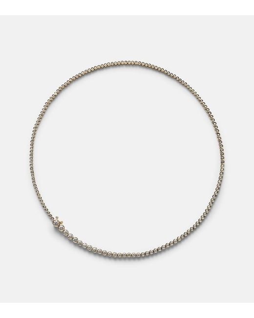 Sophie Bille Brahe Metallic Collier De Tennis Classique 18Kt Necklace With Diamonds