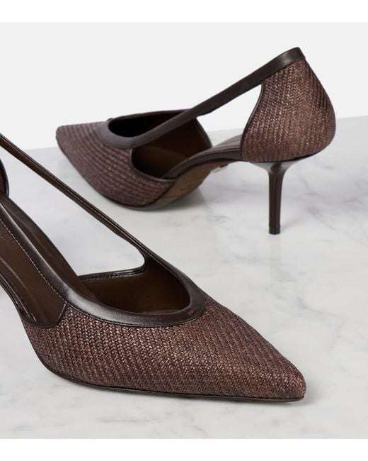 Escarpins Straw Max Mara en coloris Brown
