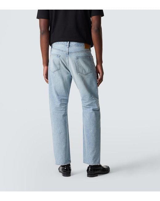 Saint Laurent Blue Straight Jeans for men
