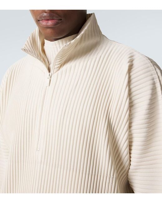 Homme Plissé Issey Miyake Natural Monthly Colors: March Pleated T-Shirt for men
